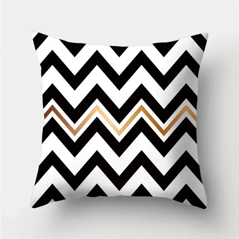 45*45cm Geometric Print Decorative Pillow