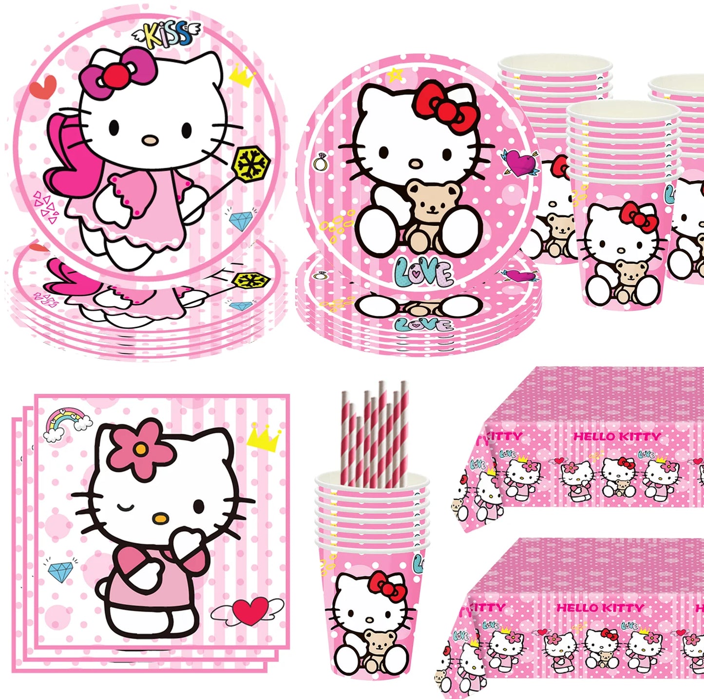Kids Hello Kitty Theme Happy