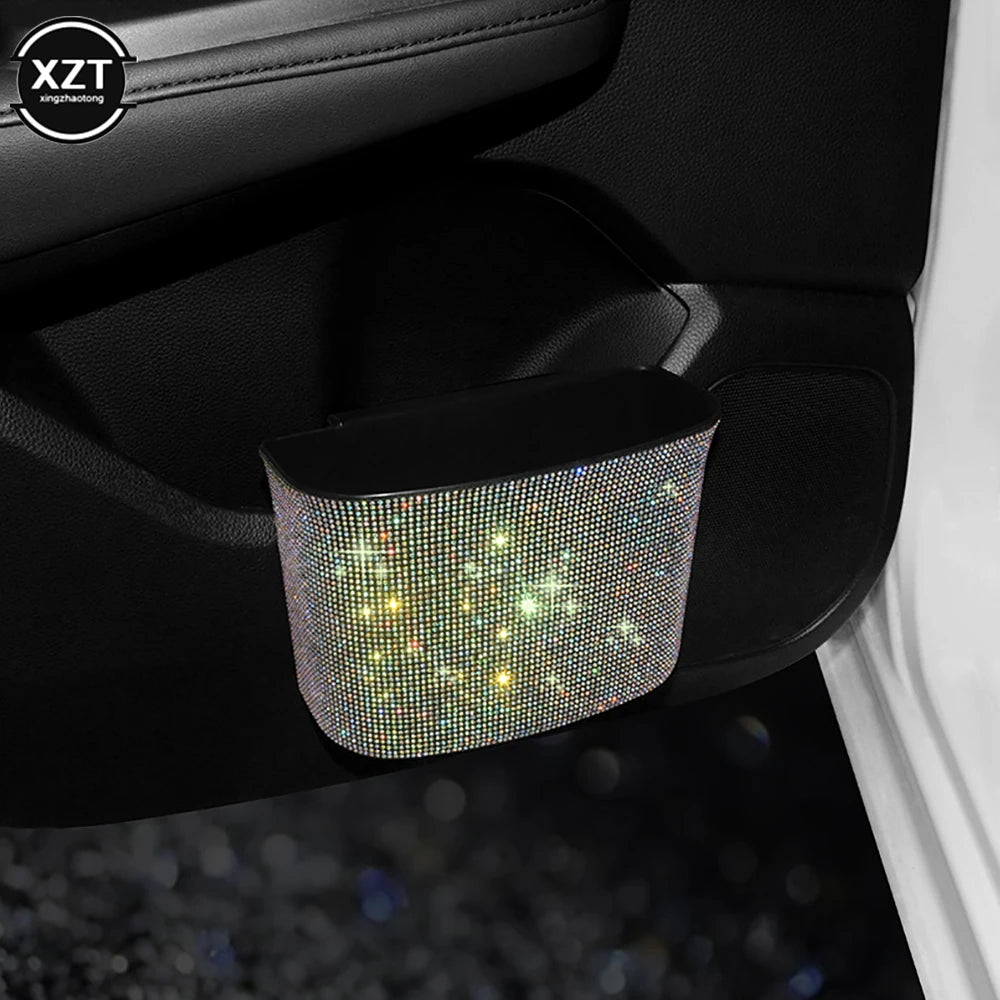 Papelera de Coche Cuadrada con Tapa de Presión