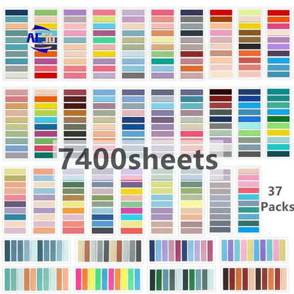 Notas Adhesivas Transparentes Autoadhesivas – 7400 Hojas