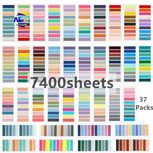 AC56-7400 Sheets Transparent Sticky Notes Self-Adhesive