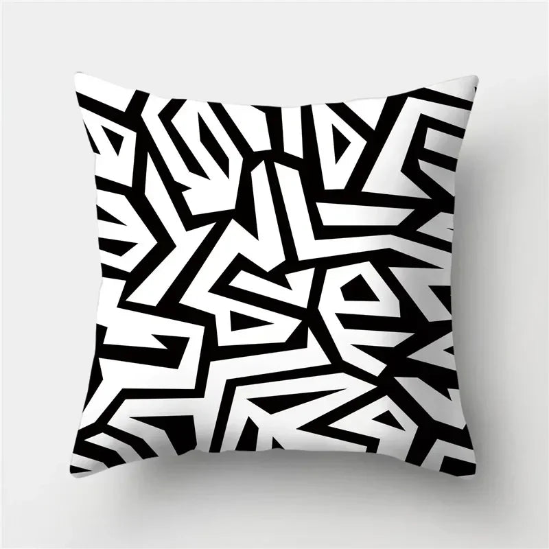 45*45cm Geometric Print Decorative Pillow
