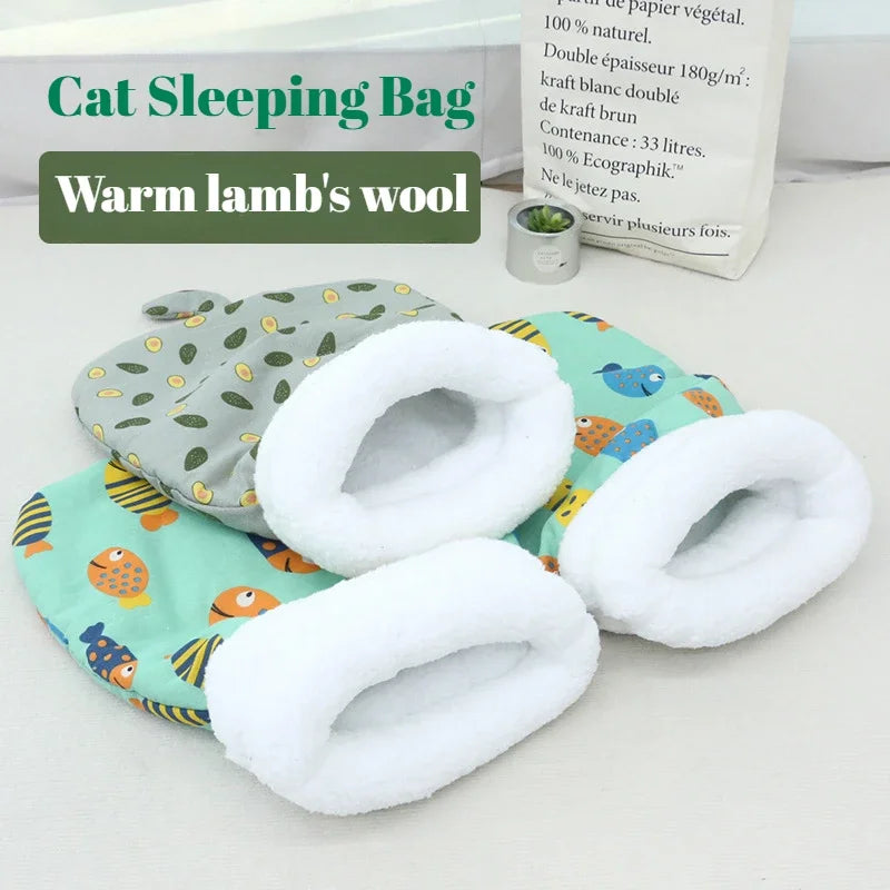 Cat Sleeping Bag Soft Cuddly Fluffy