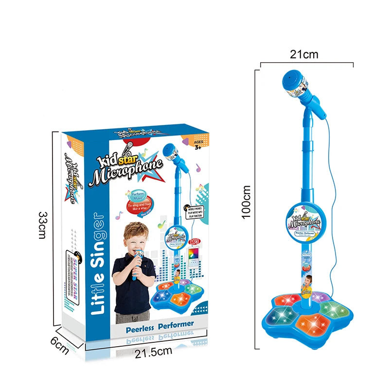 Kids Microphone with Stand Karaoke Song