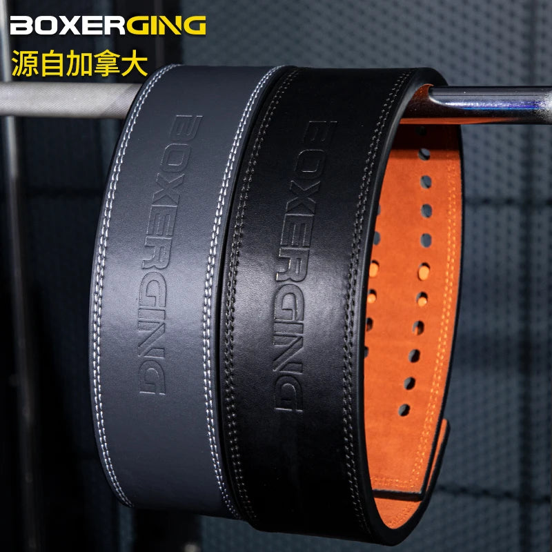 Cinturón de Levantamiento de Pesas – Cuero Premium Unisex