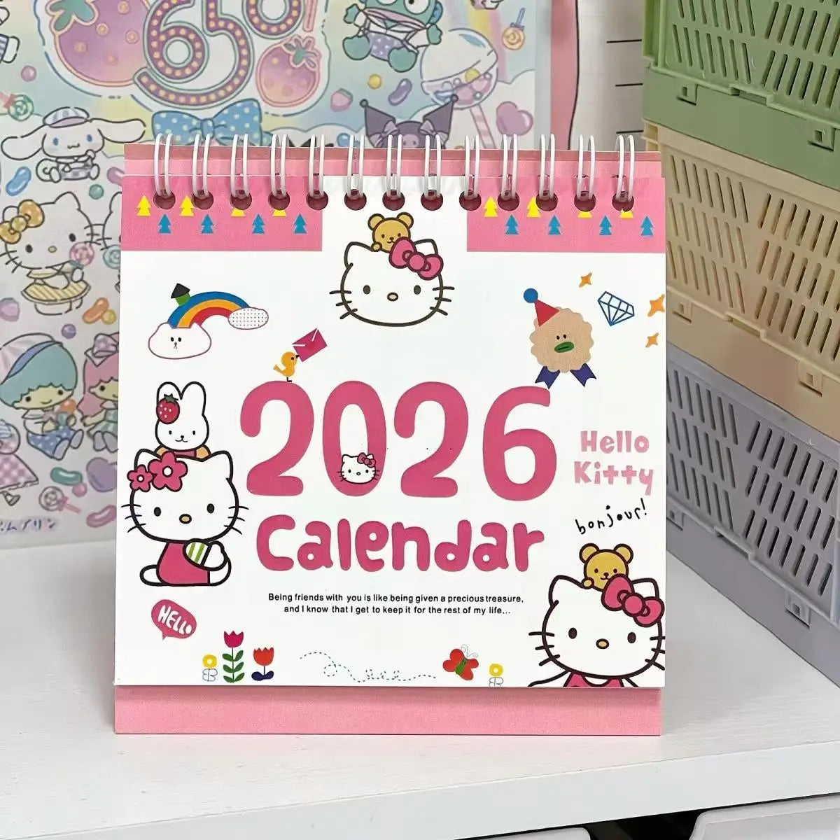 Calendario de Escritorio Hello Kitty 2026