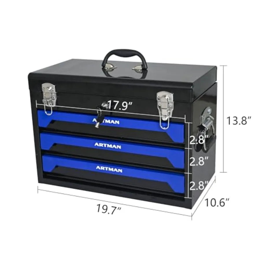 Caja de Herramientas Portátil de 20” con 408 piezas