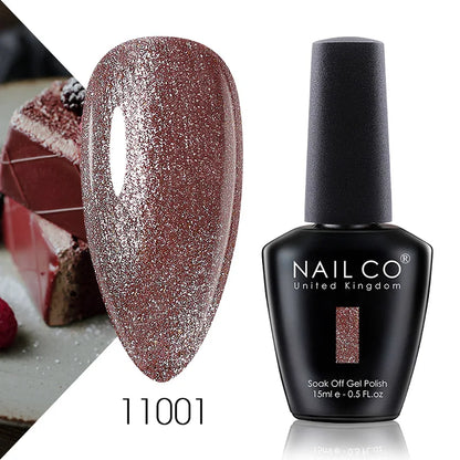 NAILCO 15ml Autumn Brown Colors Series Gel Varnish Coffee Gel Nail Polish Winter Reddish Gellak Design Lacquer Nail Art Manicure