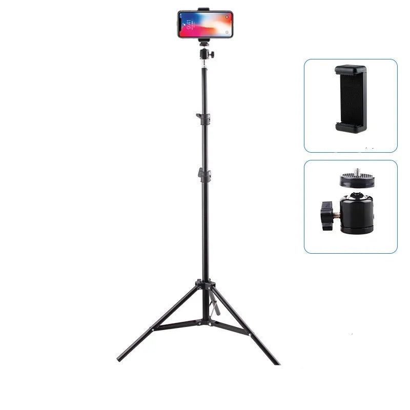 Mobile phone live support photo tripod multifuncional vídeo recording selfie landing tripod