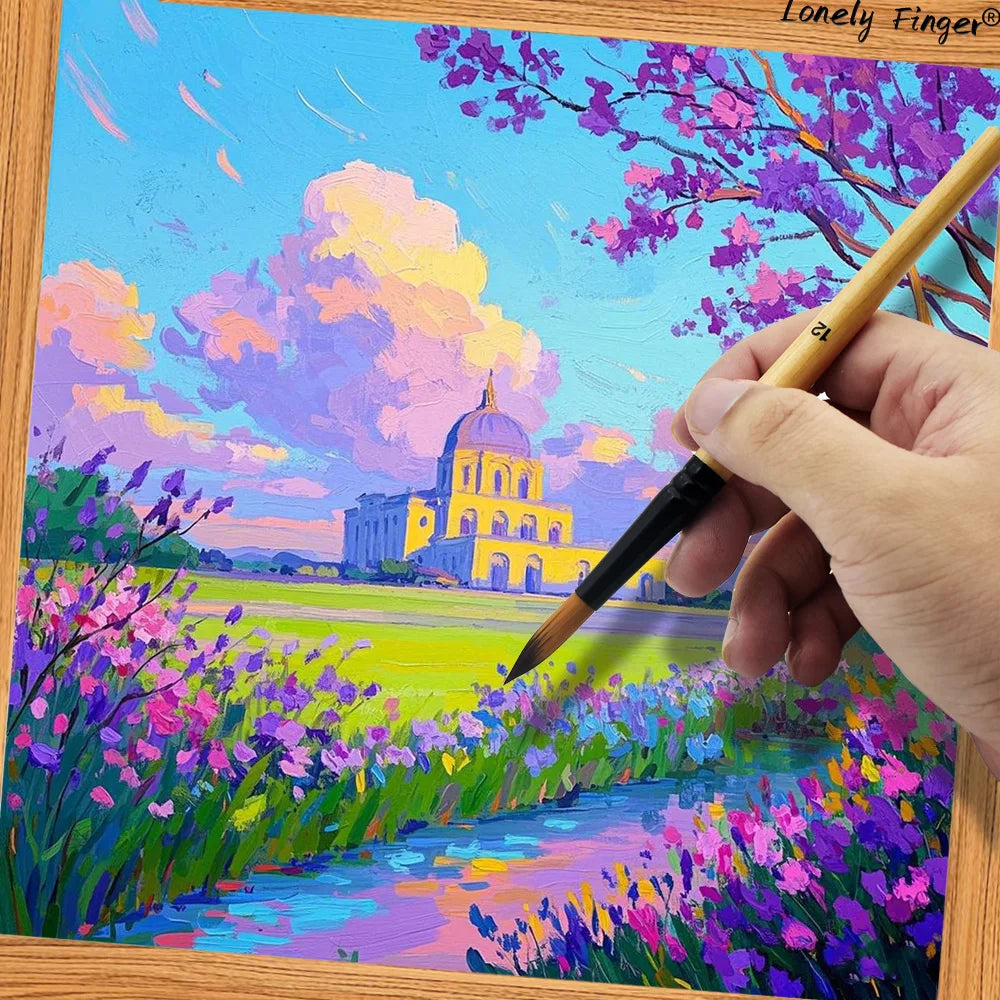 6pcs Professional Round Paint Brushes