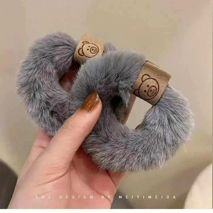 Autumn and Winter Plush Patch Bear