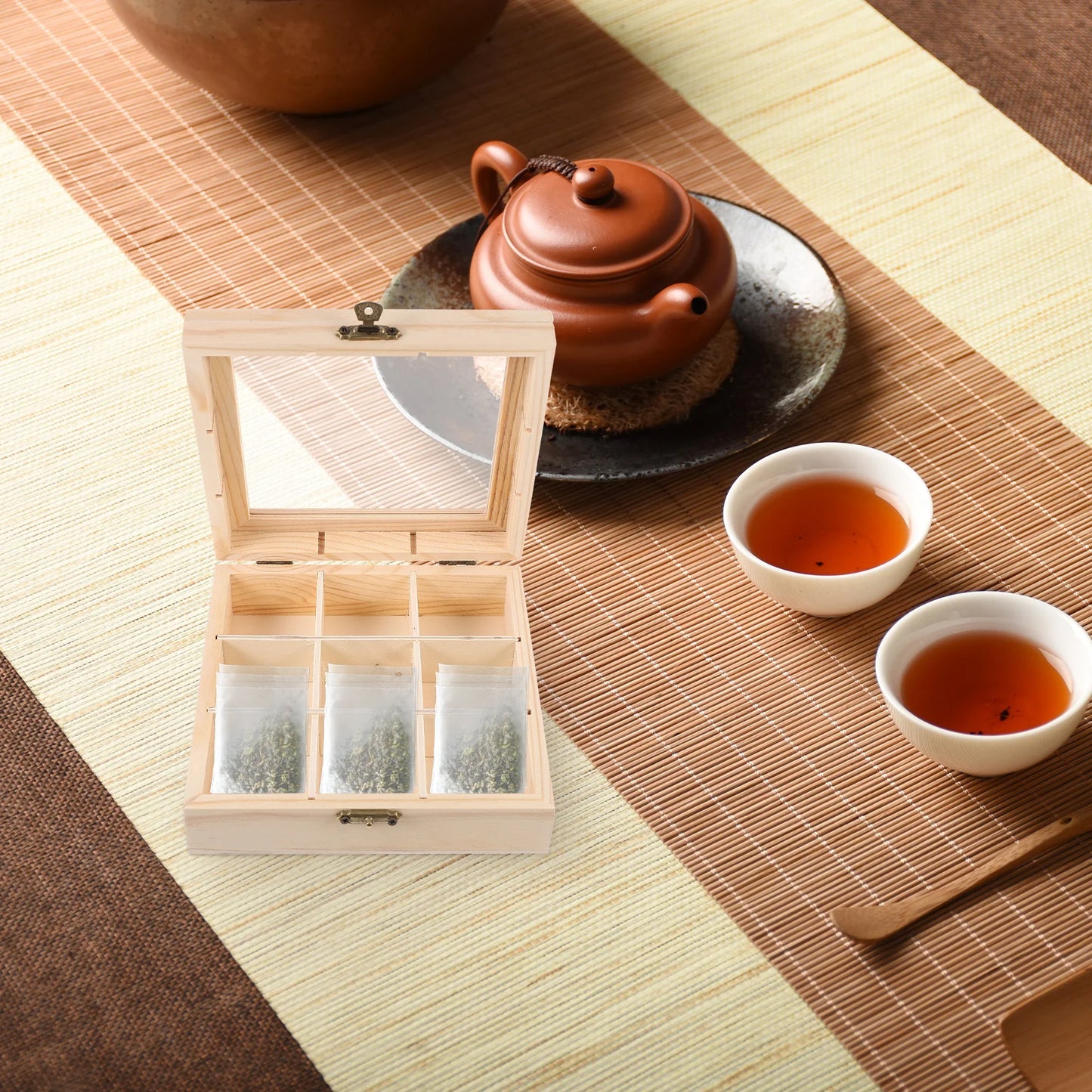 Wooden Tea Box