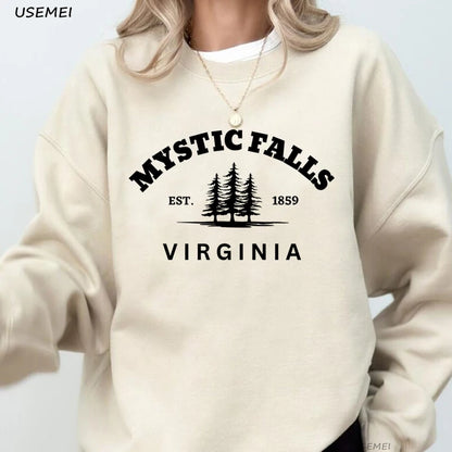 Mystic Falls Sweatshirt Vampire Diares
