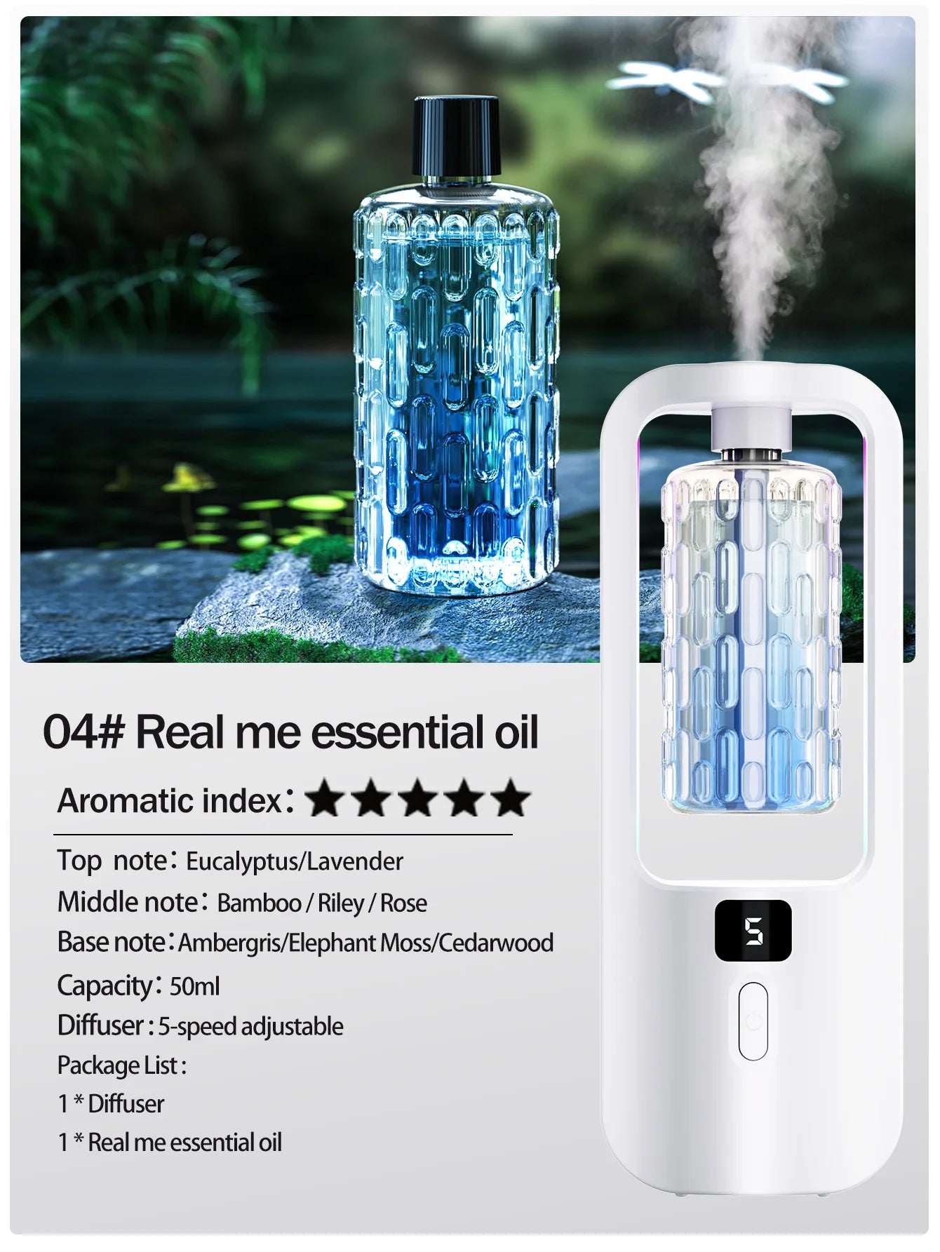 Automatic aromatherapy diffuser