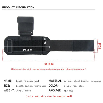 1/2PCS Gancho para Levantamiento de Pesas – Máximo Agarre y Seguridad
