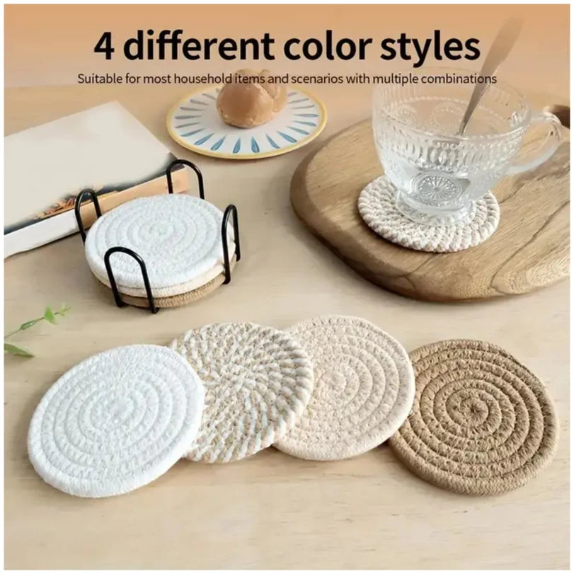 8-Pec Set Absorbent Coasters for Drinks