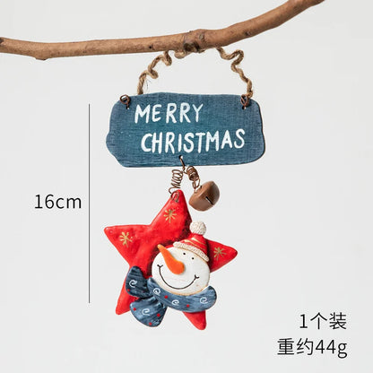 Christmas Resin Tree Decorations Santa
