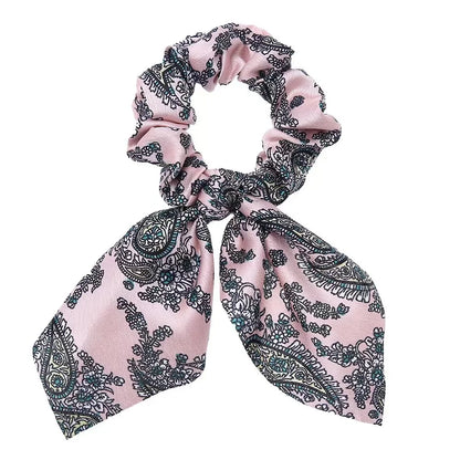 Set de 3 Scrunchies con Lazo – Estampado Floral