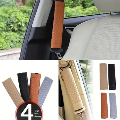 Car Seat Belt Shoulder Cover Leather