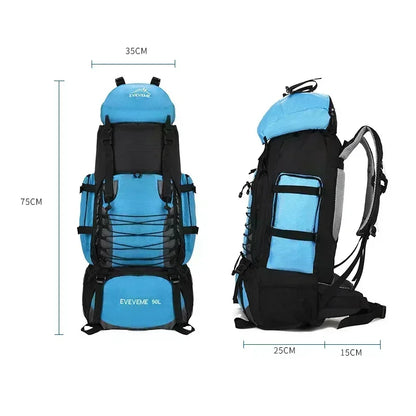 Large Capacity 90L Travel Bag Camping Backpack