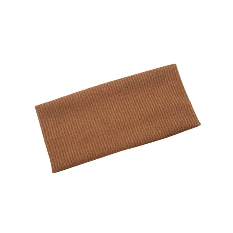 Knitted Hair Bands Women Fashion Wide Elastic Headband Sport Yoga Hairband Soft Wash Face Makeup Headwrap Hair Accessories
