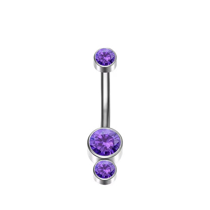 ASTM F136 Titanium 16G Belly Button Rings Internally Thread Round Piercings Ombligo Piercings Navel Ring Body Jewelry For Women