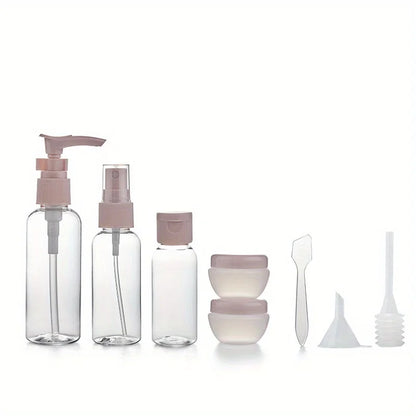 8Pcs Travel Refillable Bottle Set Spray