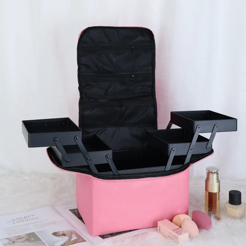 Estuche Organizador de Maquillaje Profesional