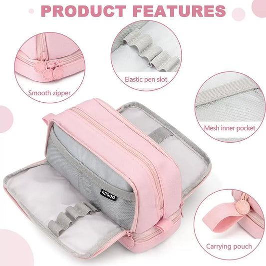 Large capacity stationery case