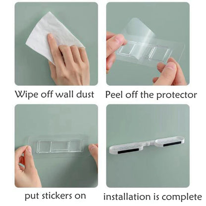 Punch-free Bathroom Revolving Rack Wall