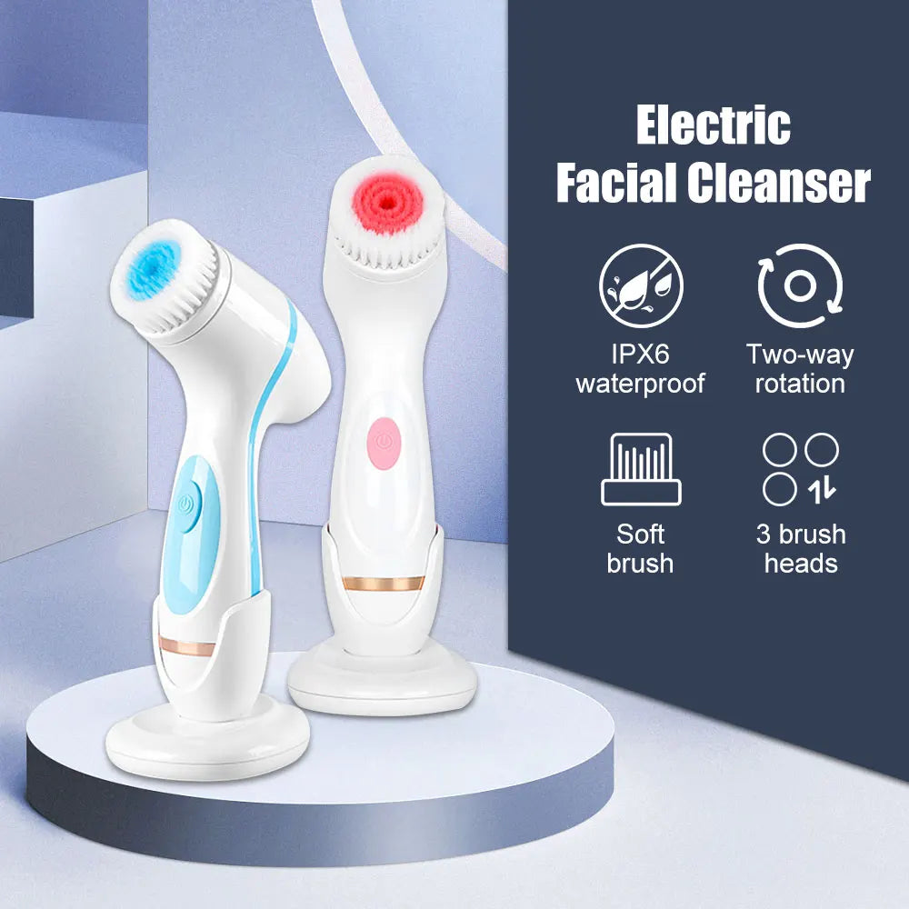Cleansing Brush Sonic Face Rotating