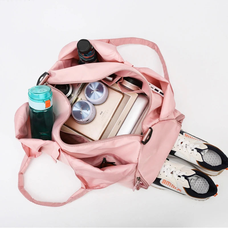 Sport Gym Bag Outdoor Waterproof Separate Space For Shoes Weeks Travel Duffel Bag For Swimming Leisure Travel Bag