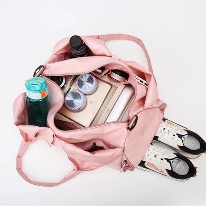 Sport Gym Bag Outdoor Waterproof Separate Space For Shoes Weeks Travel Duffel Bag For Swimming Leisure Travel Bag