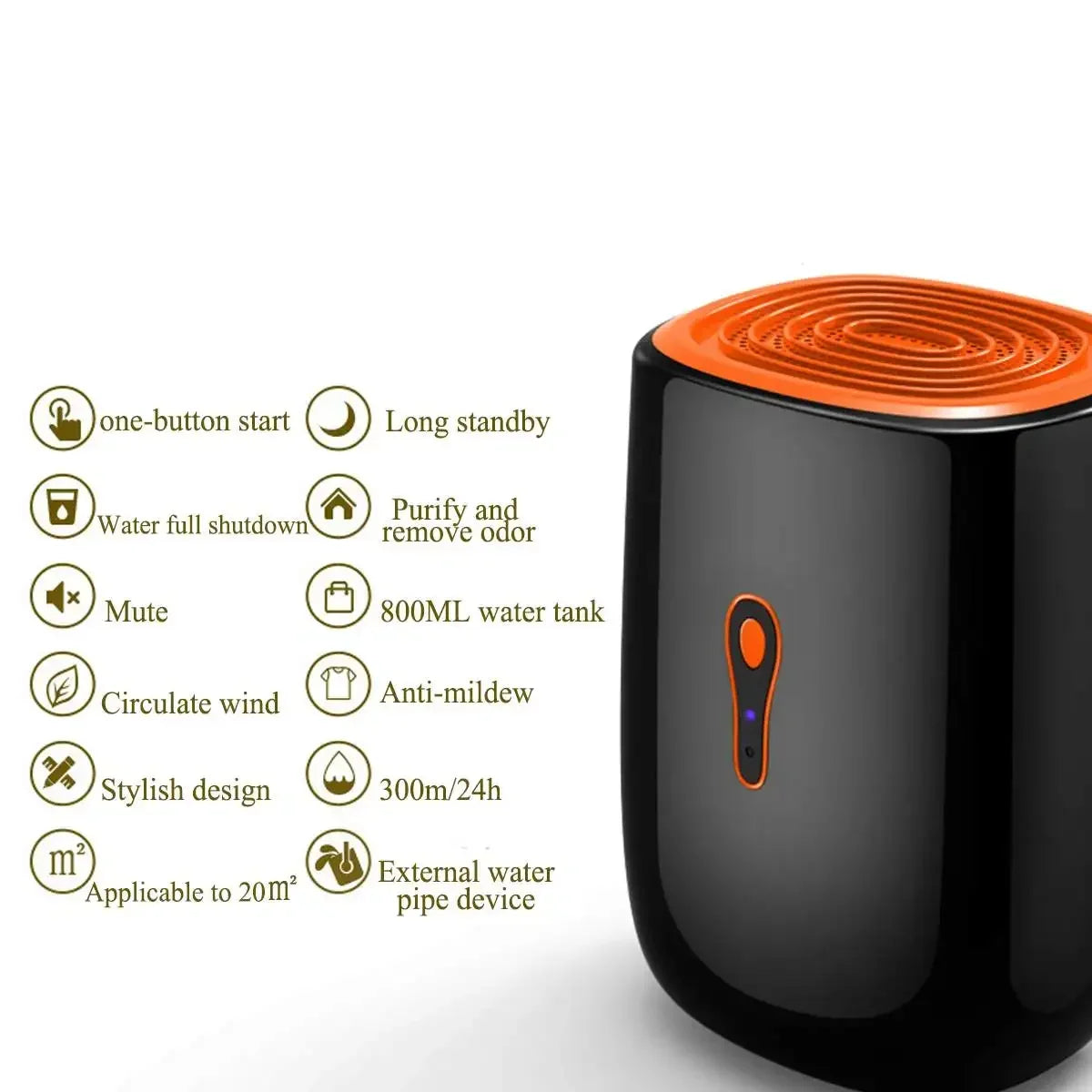 Dehumidifier 800ML 25W Low Noise