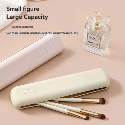 Silicone Brow Pencil Case Makeup Brush