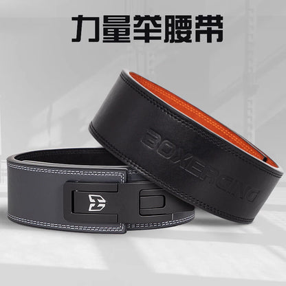 Cinturón de Levantamiento de Pesas – Cuero Premium Unisex