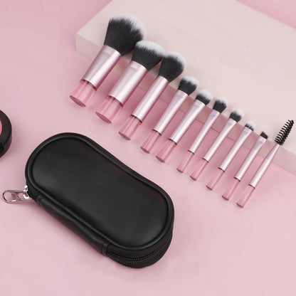 10Pcs Mini Makeup Brush Set Powder ñ