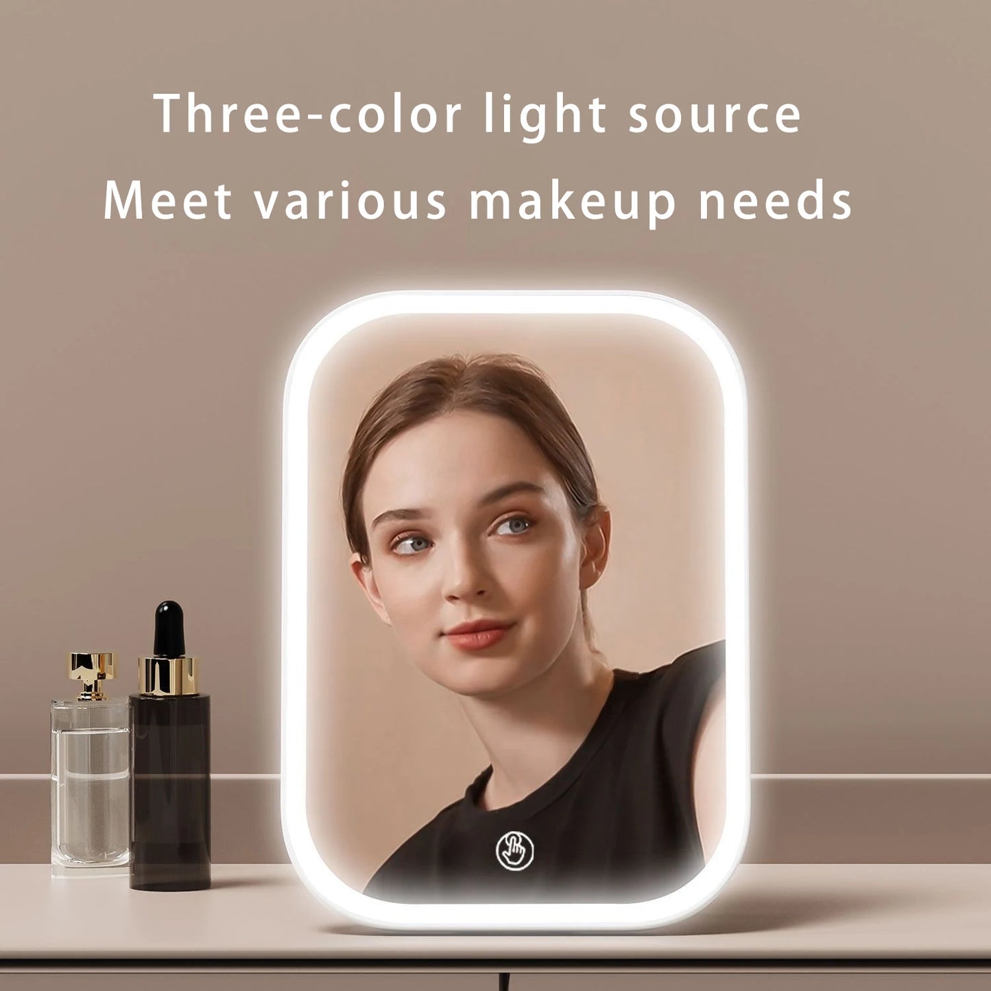 Espejo de Maquillaje LED con Luz Regulable