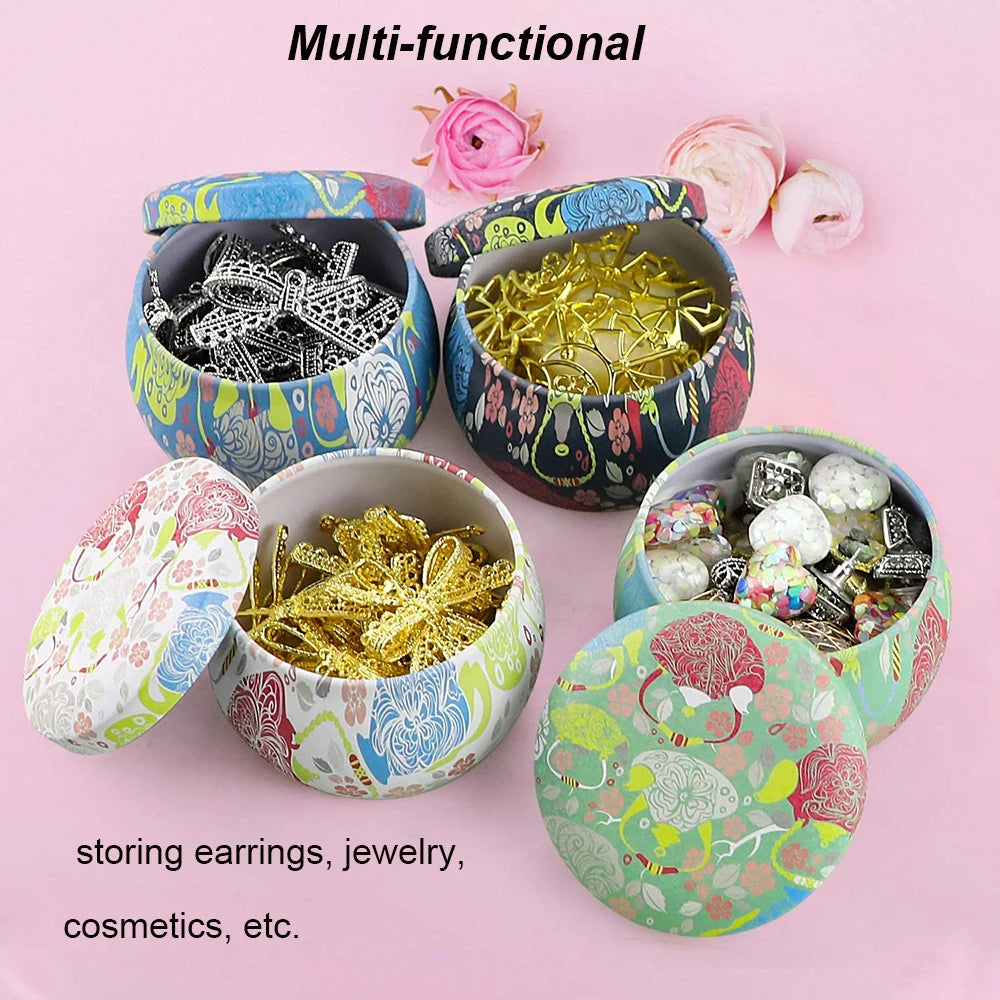 12Pcs Tinplate Empty Candle Jars 2Oz 4Oz