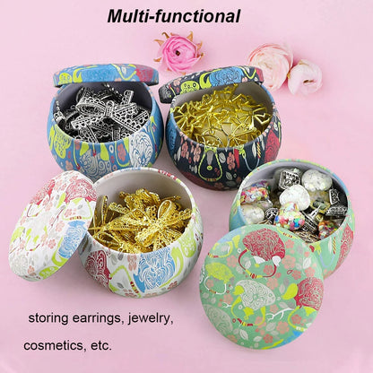 12Pcs Tinplate Empty Candle Jars 2Oz 4Oz