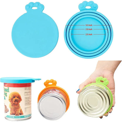 3 In 1 Reusable Pet Food Can Silicone