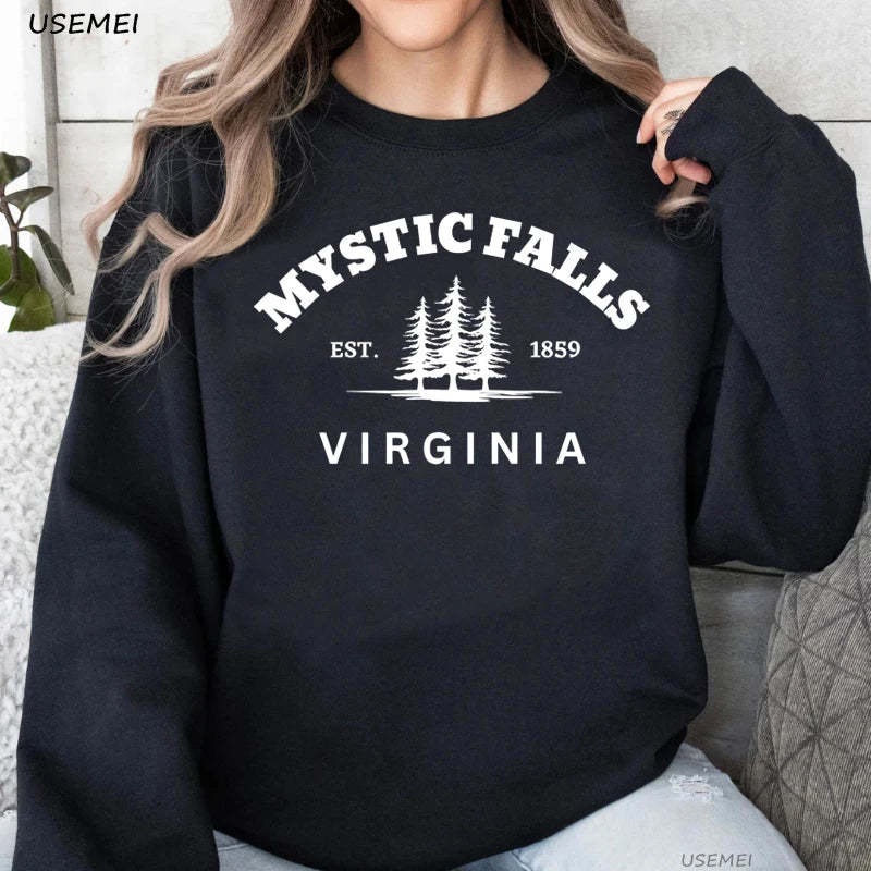 Mystic Falls Sweatshirt Vampire Diares