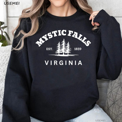 Mystic Falls Sweatshirt Vampire Diares