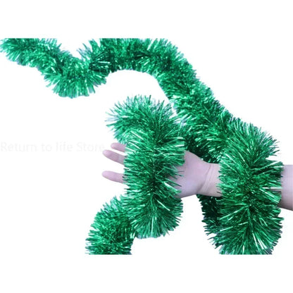 3 pcs Christmas Tinsel Garland Shiny