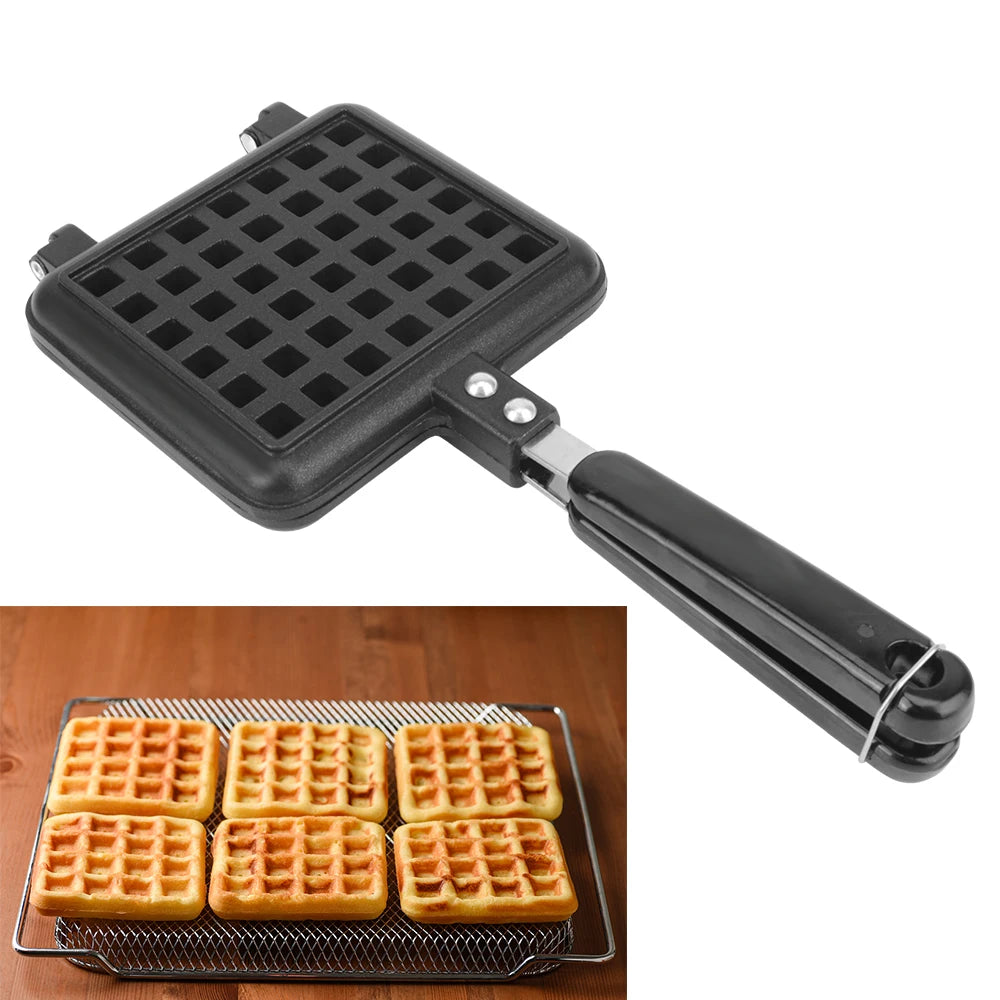 Waffles Pot Iron Baking Pan Kitchen
