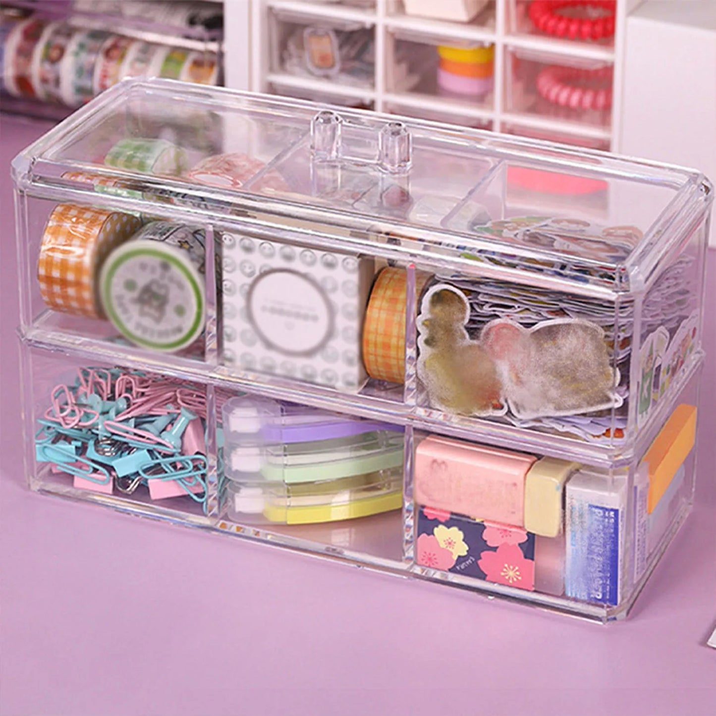 Tea Bag Clear Storage Box