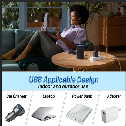 Car Diffuser Flame Humidifier Essential Oil