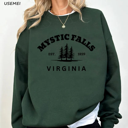 Mystic Falls Sweatshirt Vampire Diares