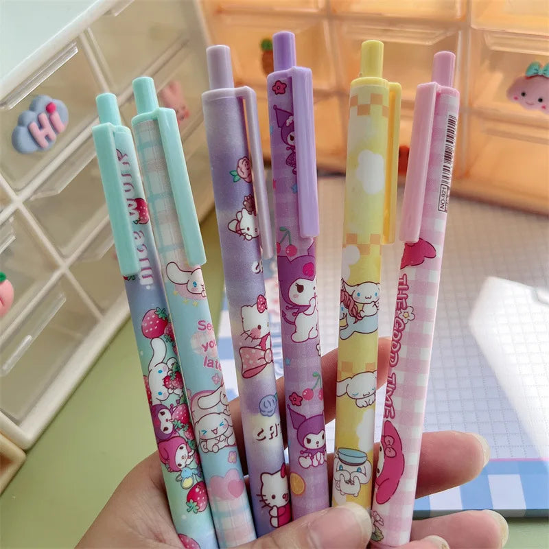 Sanrio Gel Pen12Pcs Kawaii Hello Kitty