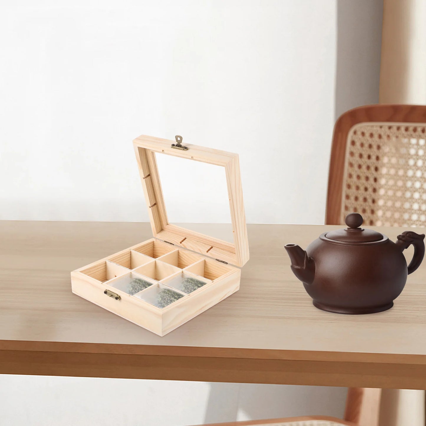 Wooden Tea Box